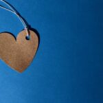 brown heart cutout decor