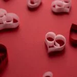 paper hearts for valentines day decoration