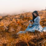 cold snow dawn landscape